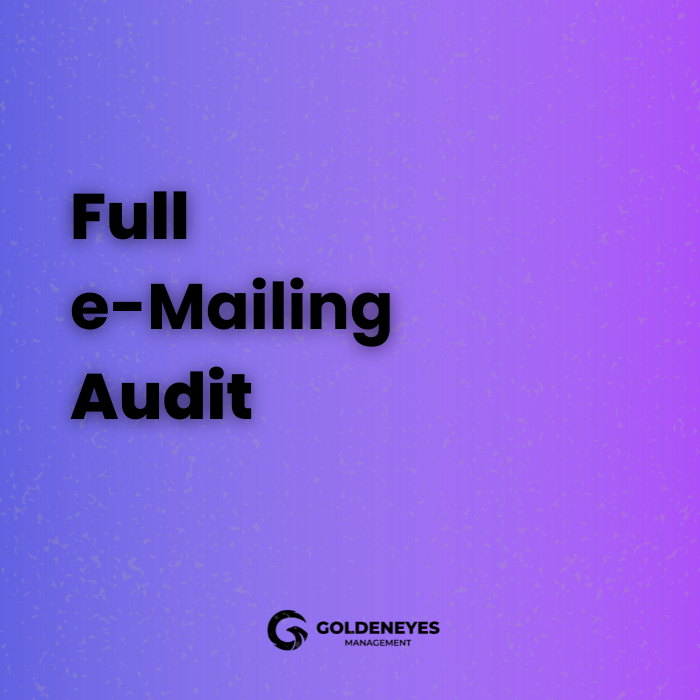 eMailing Audit - 1299€